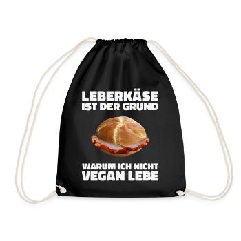 Leberkäs Bayern Leberkas Semmel Fleischkäse - Sac de sport léger - noir - Devant