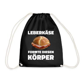 Leberkäs Bayern Leberkas Semmel Fleischkäse - Sac de sport léger - noir - Devant