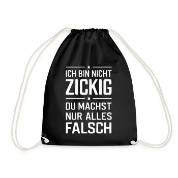 Sarcasme Ironie Drôle Paroles sarcastiques - Sac de sport léger - noir - Devant
