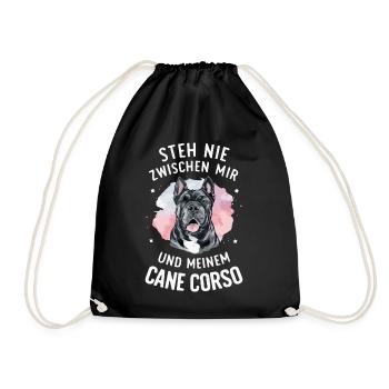 Chiens Cane Corso Italiano Chien - Sac de sport léger - noir - Devant
