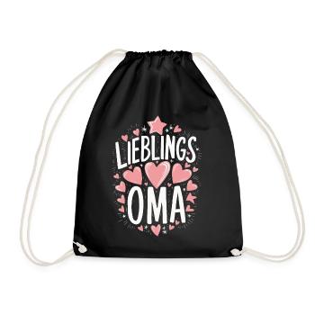 Grandma Grandma Grandparents Mother's Day Family - Drawstring Bag - black - Front