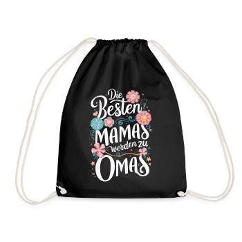 Grandma Grandma Grandparents Mother's Day Family - Drawstring Bag - black - Front