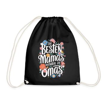Grandma Grandma Grandparents Mother's Day Family - Drawstring Bag - black - Front