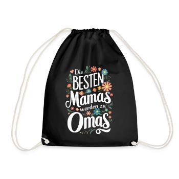 Grandma Grandma Grandparents Mother's Day Family - Drawstring Bag - black - Front