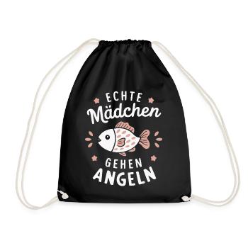 pêcheur pêcheur pêche pêche poisson - Sac de sport léger - noir - Devant