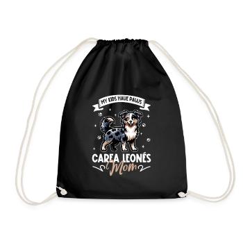 Carea Leoné's mom - Drawstring Bag - black - Front
