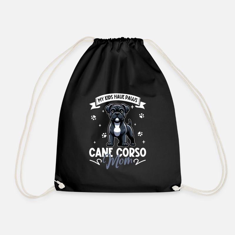 Cane Corso Mama - Turnbeutel - Schwarz