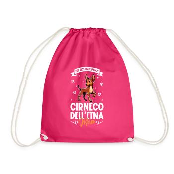 Cirneco dell'Etna Mama - Turnbeutel - Fuchsia - Vorne