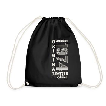 50e anniversaire Original août 1974 Né en 1974 - Sac de sport léger - noir - Devant