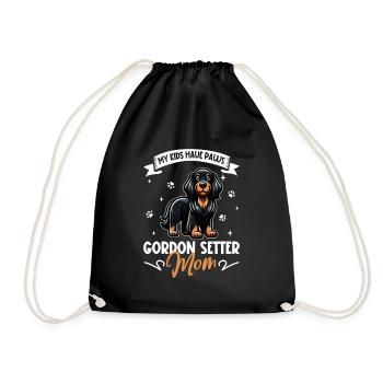 Gordon Setter Maman - Sac de sport léger - noir - Devant