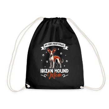 Podenco Ibicenco Mama - Sac de sport léger - noir - Devant