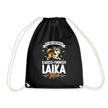 Karélo-finlandaise Laïka Maman - Sac de sport léger - noir - Devant