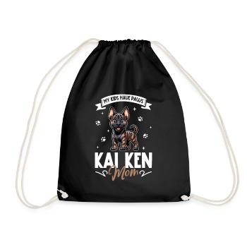 Kai Ken Mama - Turnbeutel - Schwarz - Vorne