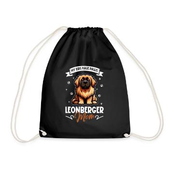 Maman Leonberger - Sac de sport léger - noir - Devant