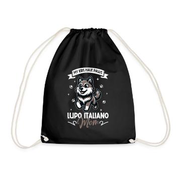Lupo Italiano Mama - Turnbeutel - Schwarz - Vorne
