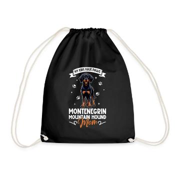 Montenegrin Mountain Hound Mama - Drawstring Bag - black - Front