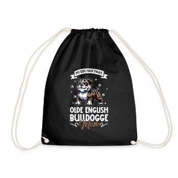 Olde English Bulldogge Mama - Turnbeutel - Schwarz - Vorne