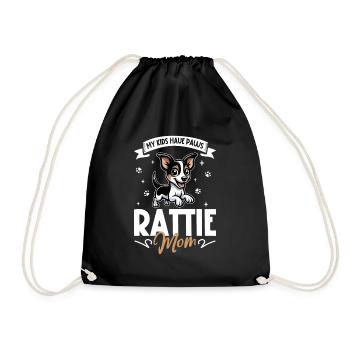 Rat Terrier Mama - Turnbeutel - Schwarz - Vorne