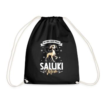 Saluki Mom - Drawstring Bag - black - Front