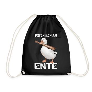 Mallard, Duck Birds, Duck, Dark Duck, Bird - Drawstring Bag - black - Front