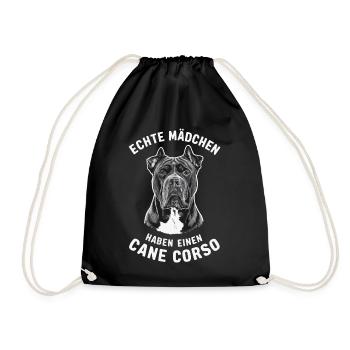 Chiens Cane Corso Italiano Chien - Sac de sport léger - noir - Devant