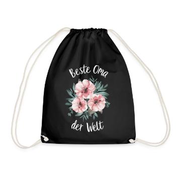 Grandma Grandma Grandparents Mother's Day Family - Drawstring Bag - black - Front