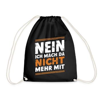 Sarcasme Ironie Drôle Paroles sarcastiques - Sac de sport léger - noir - Devant