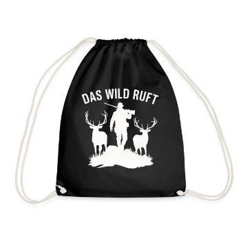Hunter Hunting Hunting Hunting Clothing - Drawstring Bag - black - Front