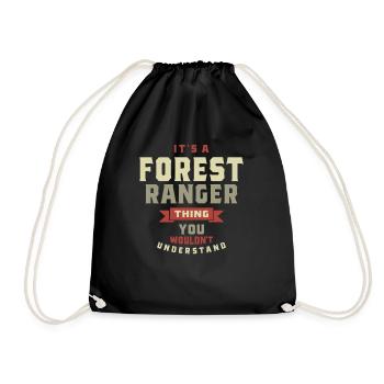 Forest Ranger Thing You Wouldn't Understand - Drawstring Bag - black - Front