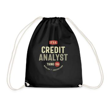 Credit Analyst Thing You Wouldn't Understand - Drawstring Bag - black - Front