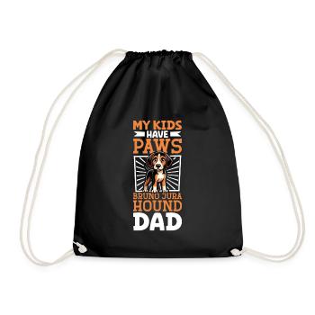 Jura Hound Dad - Drawstring Bag - black - Front