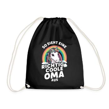 Grandma Grandma Grandparents Mother's Day Family - Drawstring Bag - black - Front