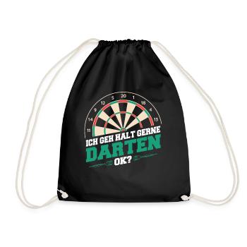 Fléchettes Fléchettes Flécheurs Joueurs de fléchettes - Sac de sport léger - noir - Devant