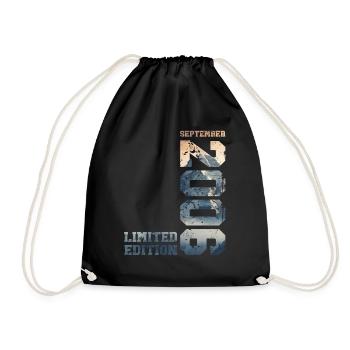18th Birthday Original September 2006 Volume 06 - Drawstring Bag - black - Front