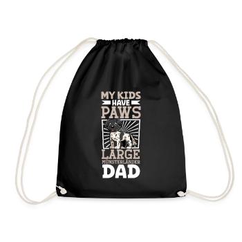 Grand papa de Münsterland - Sac de sport léger - noir - Devant
