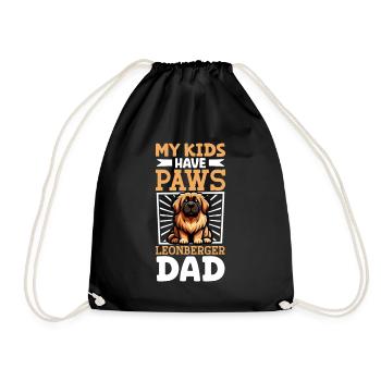 Leonberger Papa - Sac de sport léger - noir - Devant