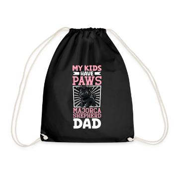 Ca de bestiar Papa - Turnbeutel - Schwarz - Vorne