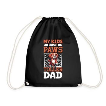 Papa retriever de canard de la Nouvelle-Écosse - Sac de sport léger - noir - Devant