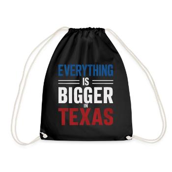 Texas State Texans Texas - Drawstring Bag - black - Front