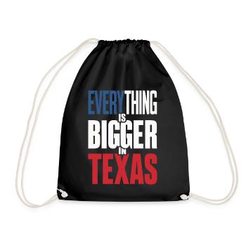 Texas State Texans Texas - Drawstring Bag - black - Front