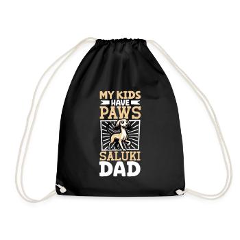 Saluki Dad - Drawstring Bag - black - Front