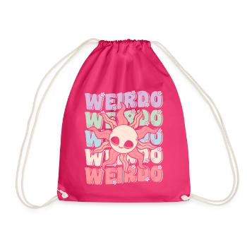 Groovy Weirdo Kawaii Pastell Goth Sonne - Turnbeutel - Fuchsia - Vorne