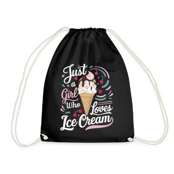 Glaces Bonbons Glaces - Sac de sport léger - noir - Devant