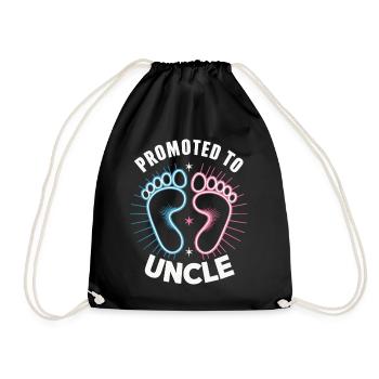 Uncle Fmilie Great-Uncle Uncle - Drawstring Bag - black - Front