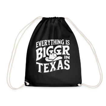 Texas State Texans Texas - Drawstring Bag - black - Front