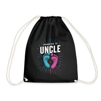 Uncle Fmilie Great-Uncle Uncle - Drawstring Bag - black - Front