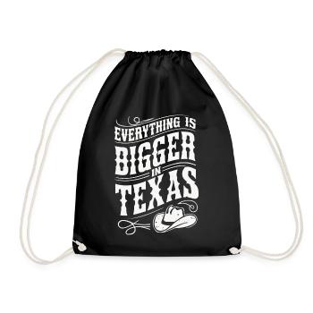 Texas State Texans Texas - Drawstring Bag - black - Front
