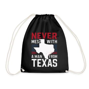 Texas State Texans Texas - Drawstring Bag - black - Front
