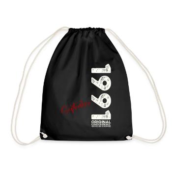 33rd Birthday Legend September 1991 Volume 91 - Drawstring Bag - black - Front