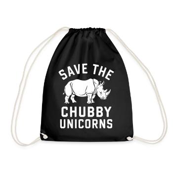 Rhinocéros Rhinocéros - Sac de sport léger - noir - Devant